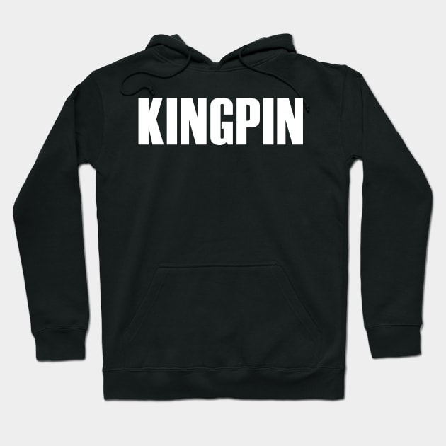 Kingpin Funny Bowling T-Shirt Hoodie by Tessa McSorley